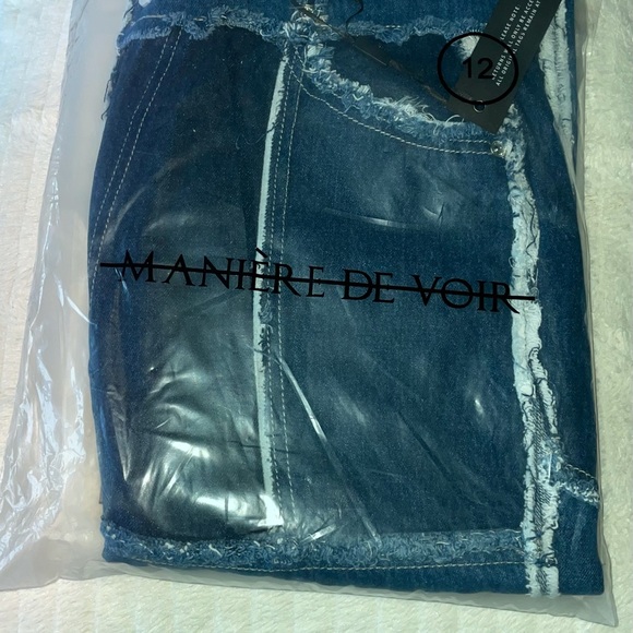 Patchwork Denim Jeans Women’s Size US 8 - Picture 5 of 6